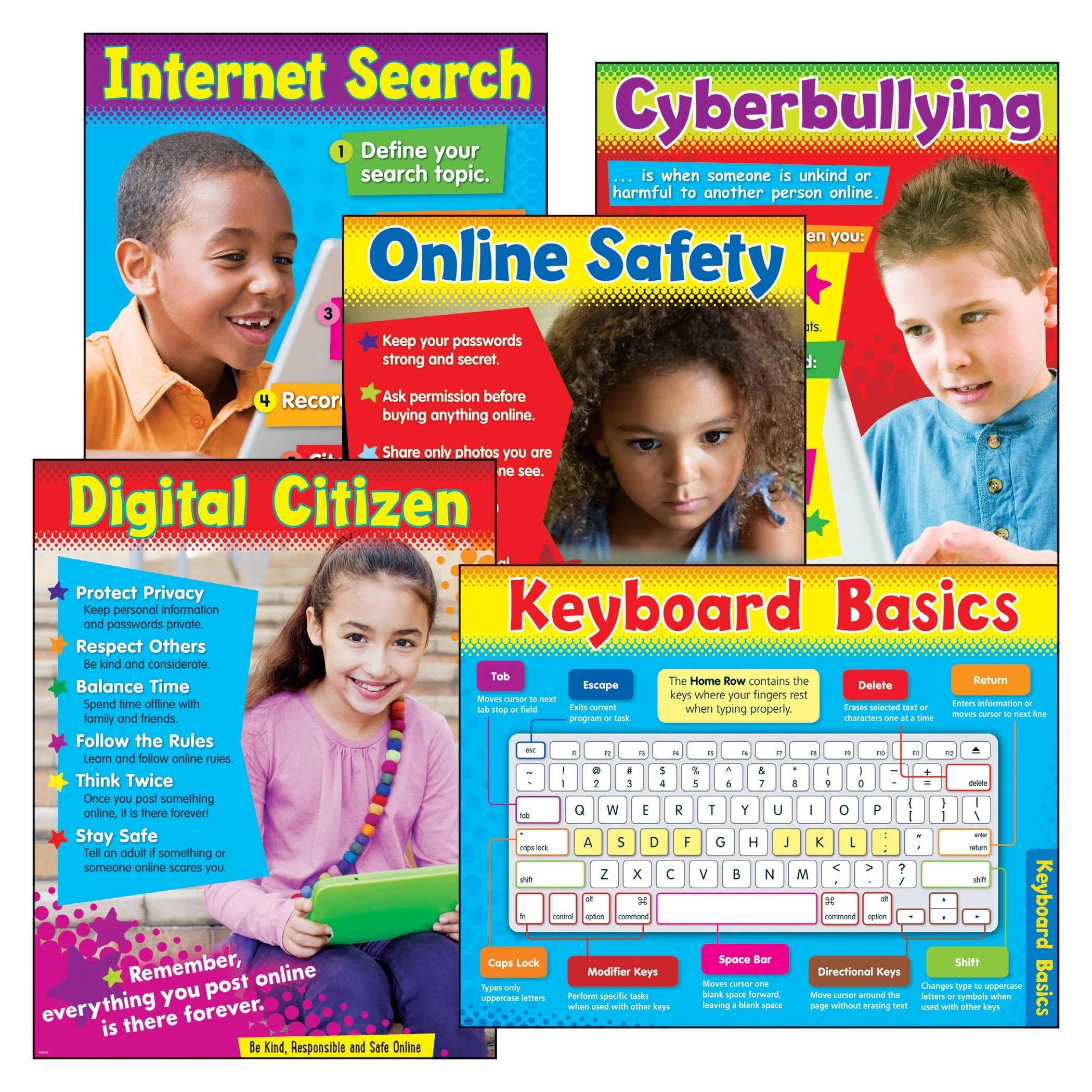 MZA STORES Primary Learning Charts Combo