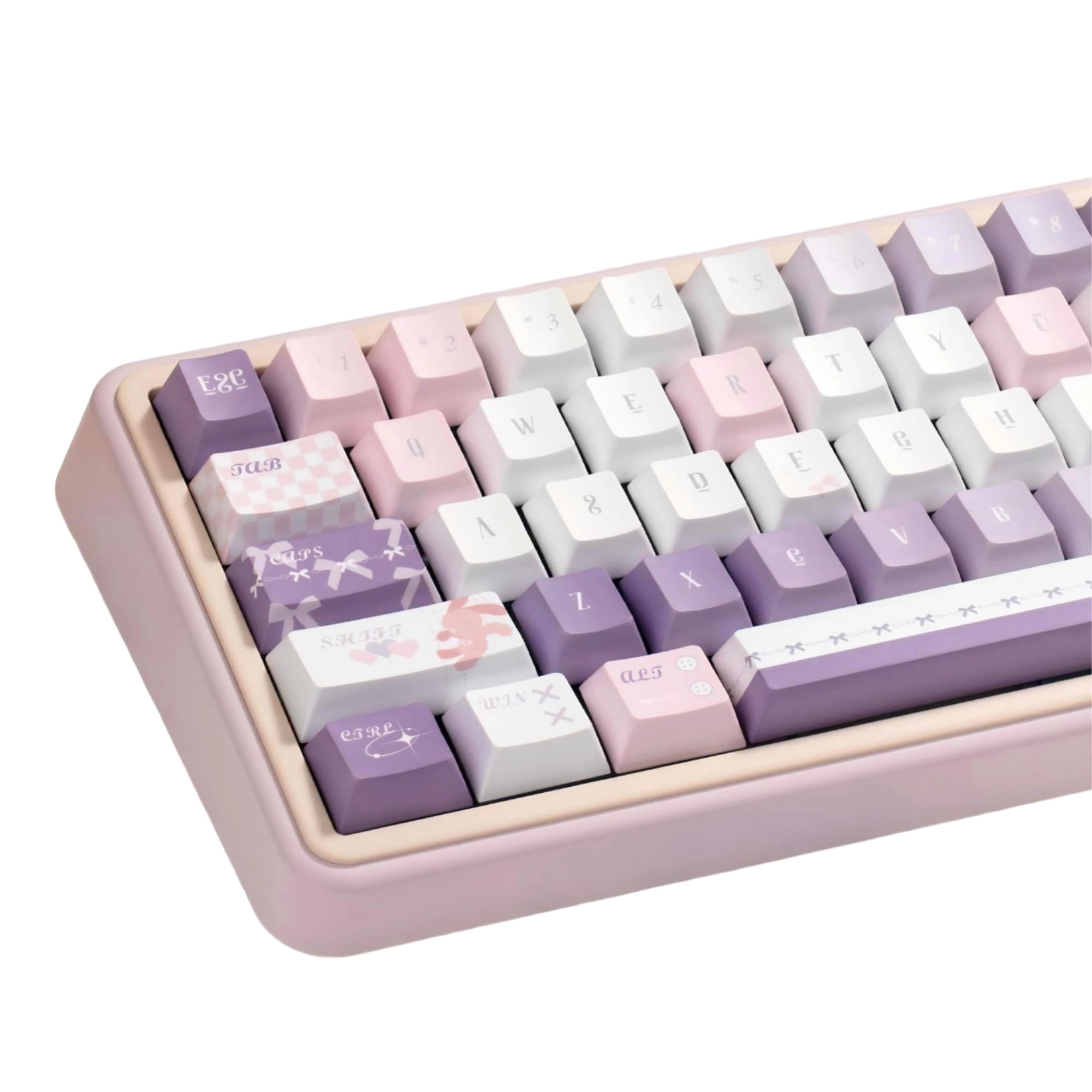 COOMICKEY Gradient Green PBT Keycaps - 145 Keys