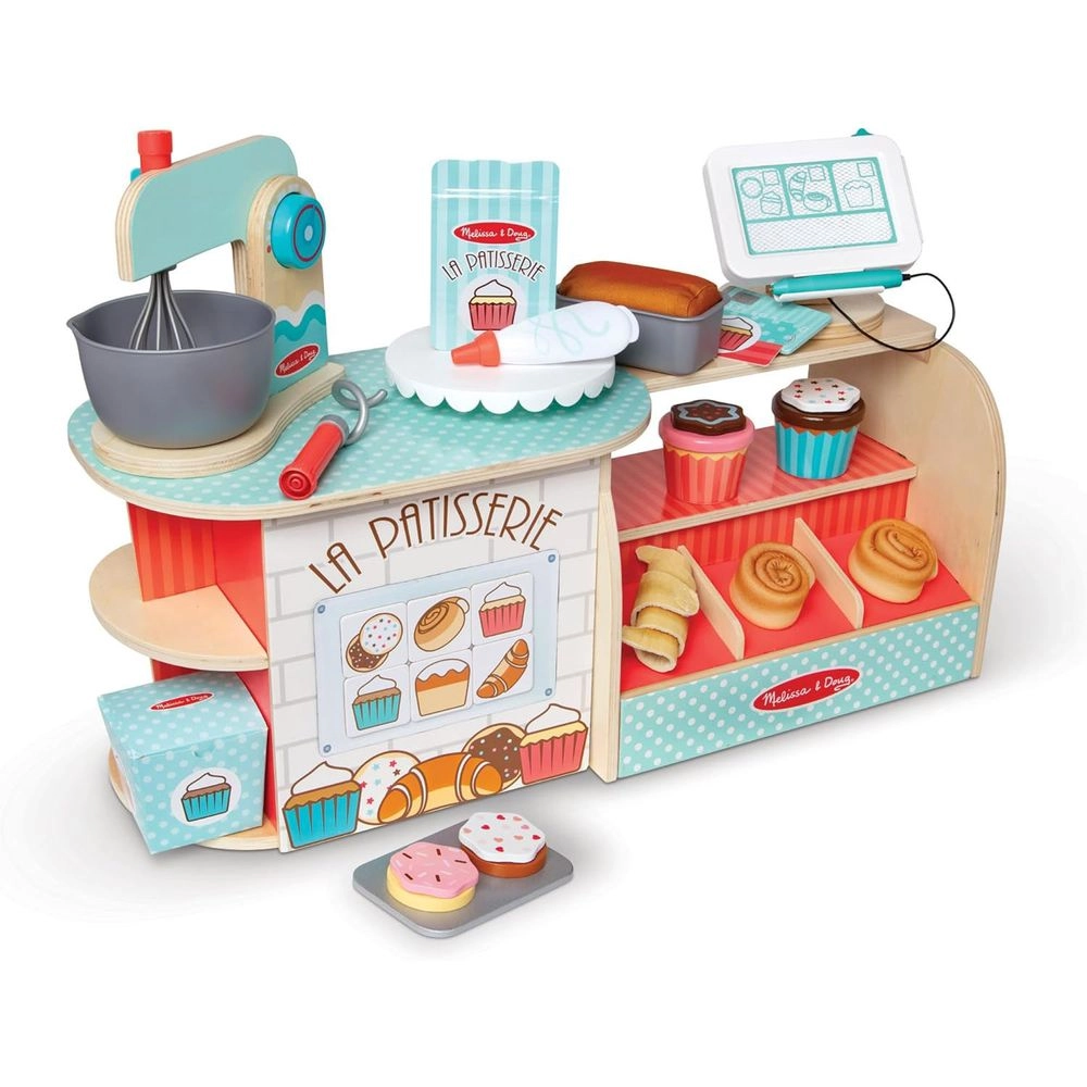 Melissa & Doug La Patisserie Bake Shop - Wooden 39 pcs (622-MD30603)