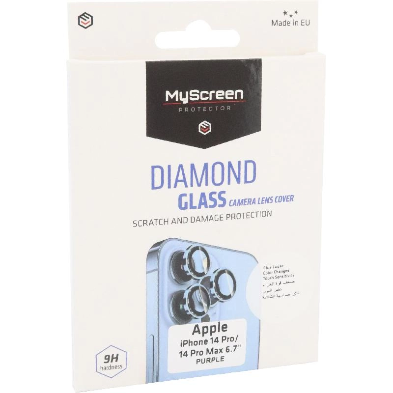 MyScreen DIAMOND GLASS Camera Lens Protector - for iPhone 14 Pro/iPhone 14 Pro Max