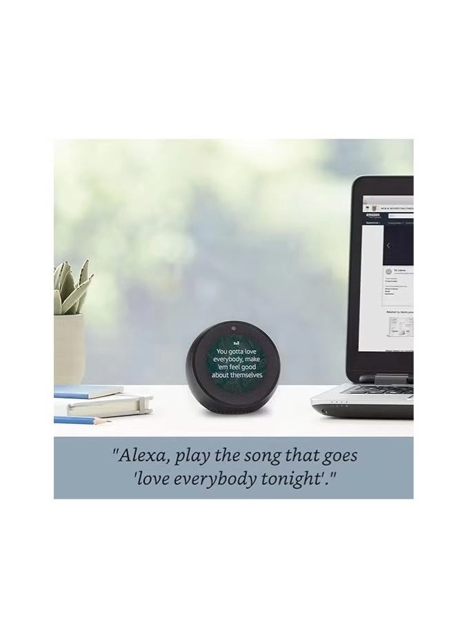 Echo Spot 1st Gen - Alexa Black