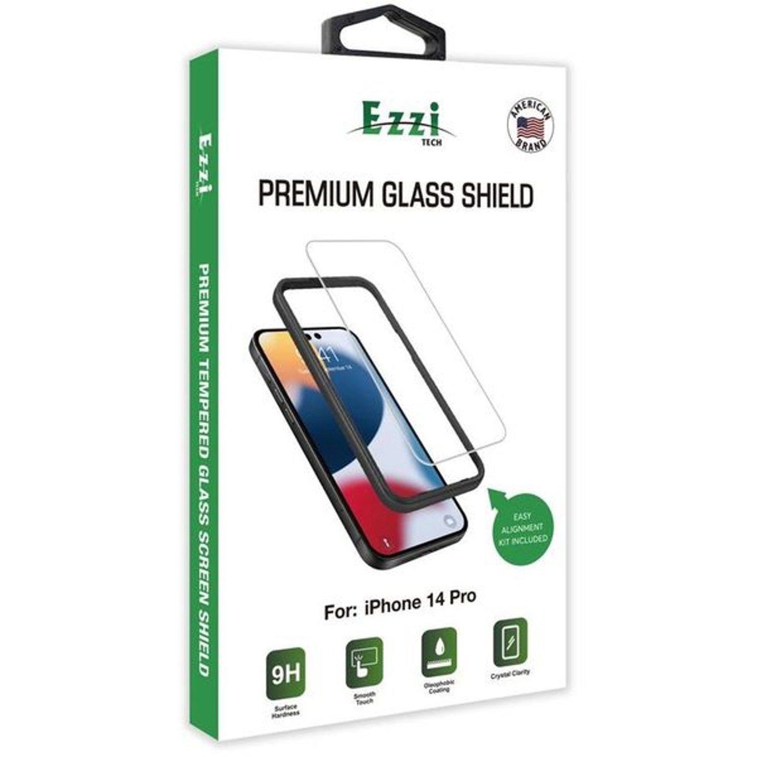 Ezzi Tech Clear Screen Protector for iPhone 14 Pro