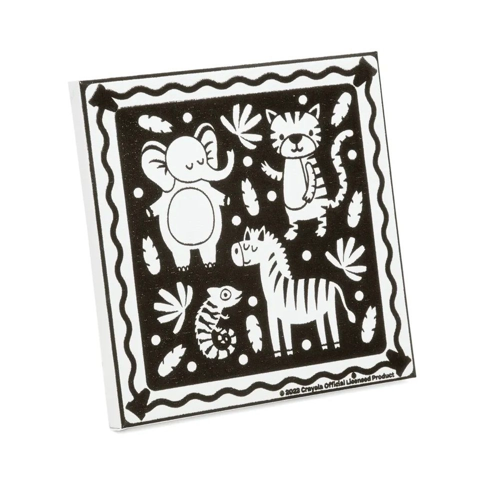 Crayola DIY Velvet Creativity Drawing Canvas Jungle