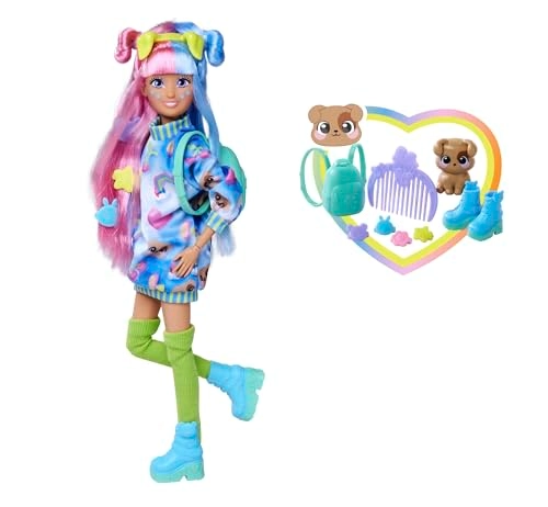 Mia Dressing Doll - 26 cm Pink and blue Ages 4+