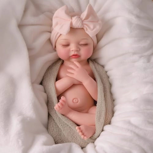Reborn Baby Doll - 16 Inch Full Platinum Silicone Ages 3+