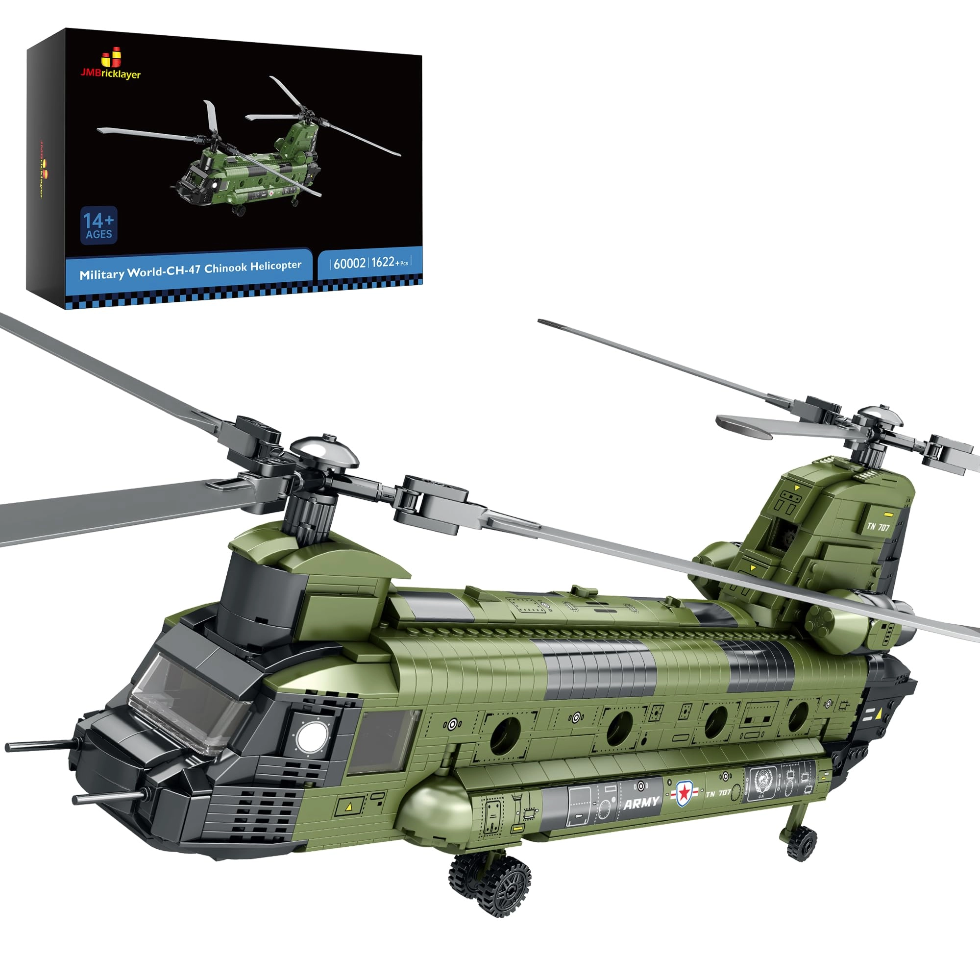 Shenzhen Aifu Network Technology Co.,Ltd CH-47 Helicopter - Green Vehicle