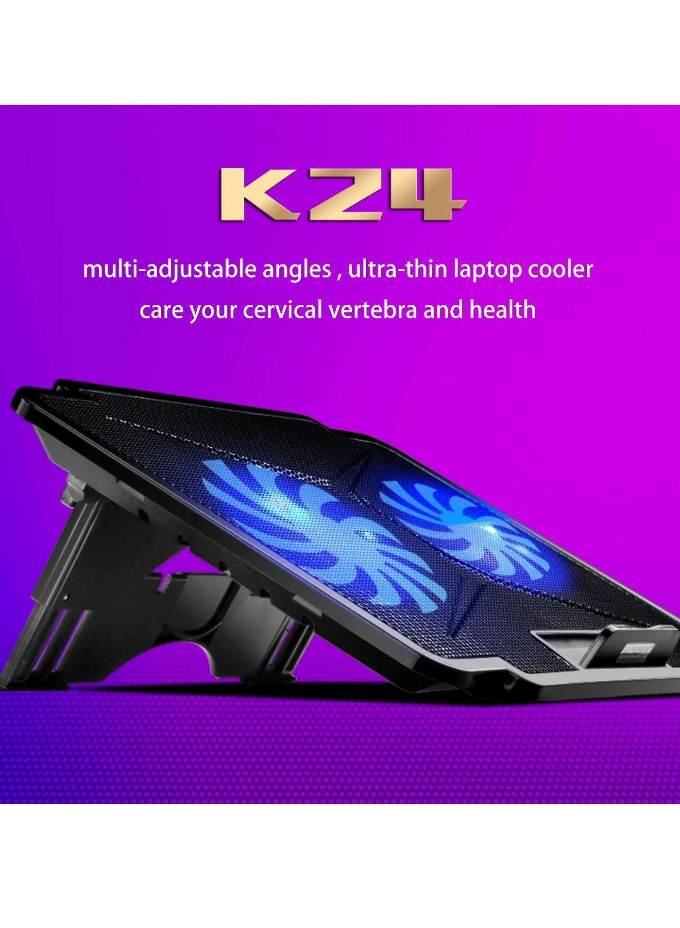 Laptop Cooling Pad - 2 10-15.6 Inch