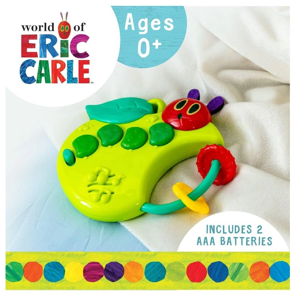 Baby Musical Caterpillar Rattle Teether Toy - Suitable for 3 months and above