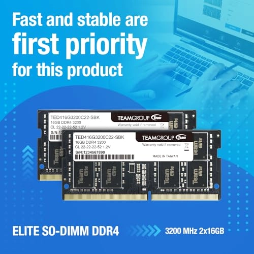 Elite - 16GB 3200MHz SODIMM 260-Pin DDR4