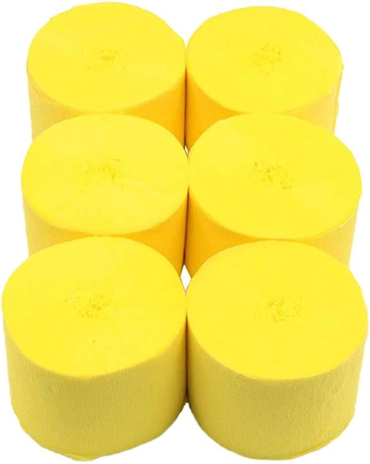 Lavish LLC Crepe Paper Streamers - 6 Rolls Birthdays Weddings Baby Showers