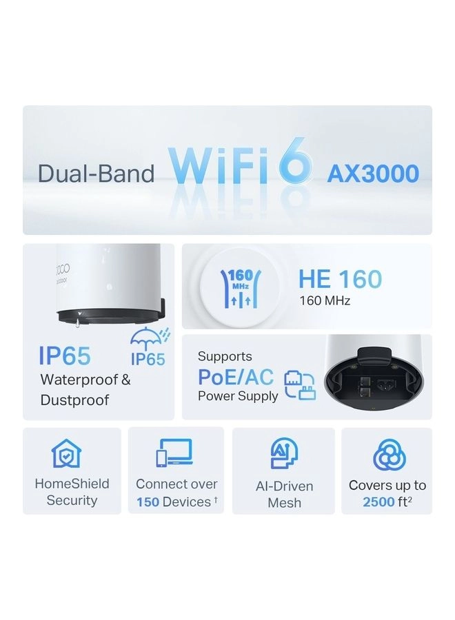 Deco X50-Outdoor - Wi-Fi 6 1 piece(s)