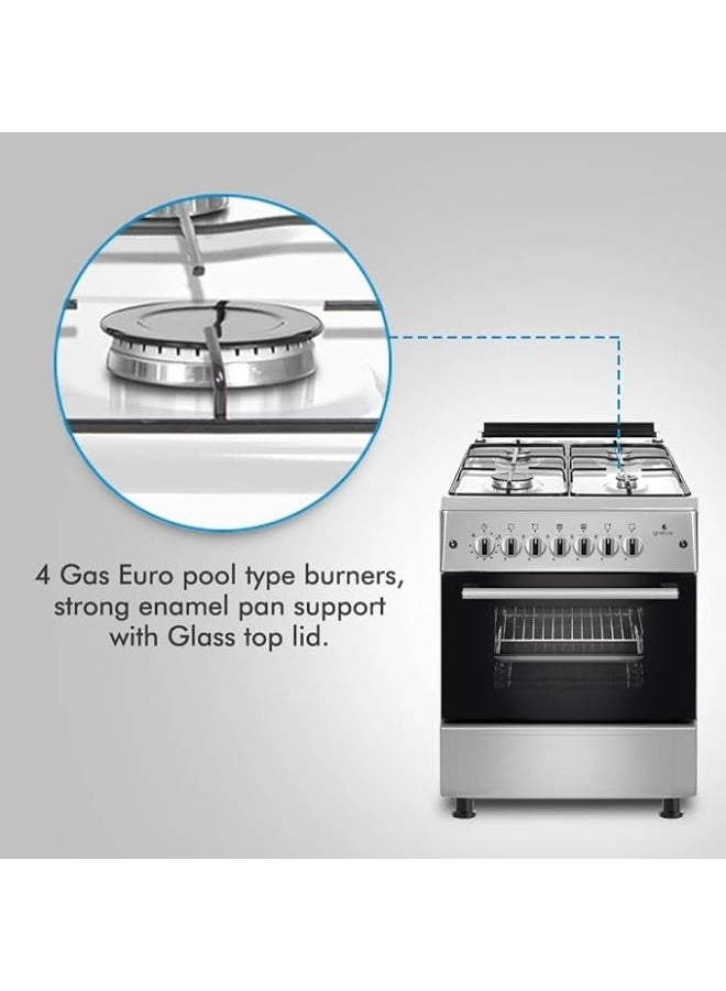 Bright Series GGR64FRTE1 GAS Cooker