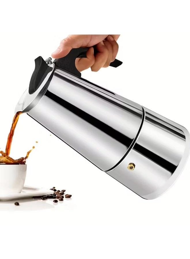 Moka Pot - 9-Cup Stovetop Induction Compatible