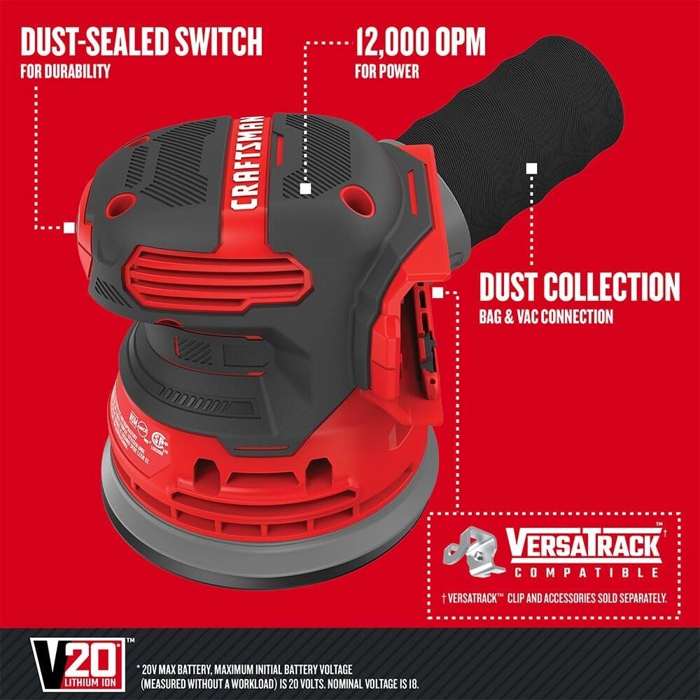 V20 Orbital Sander - Cordless 12000 OPM