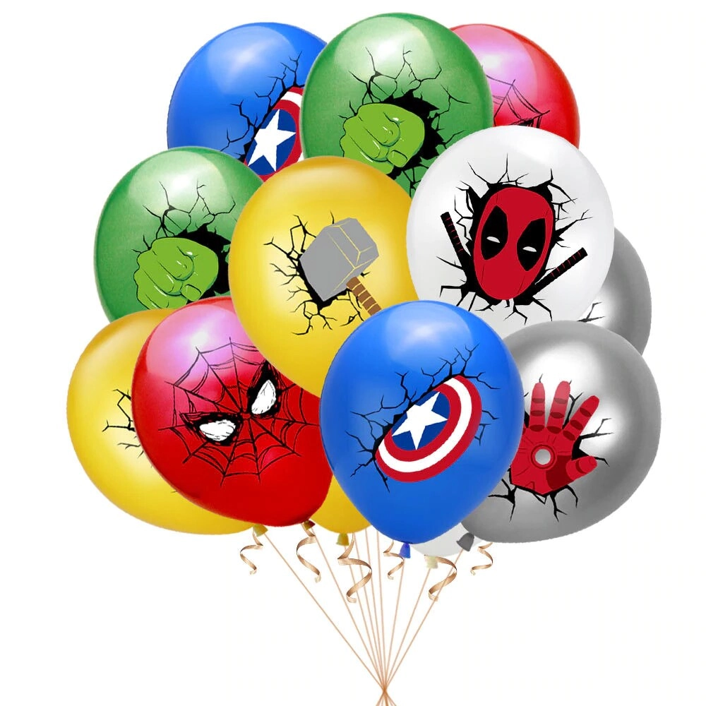 Superhero Birthday Party Decoration - 12 Piece