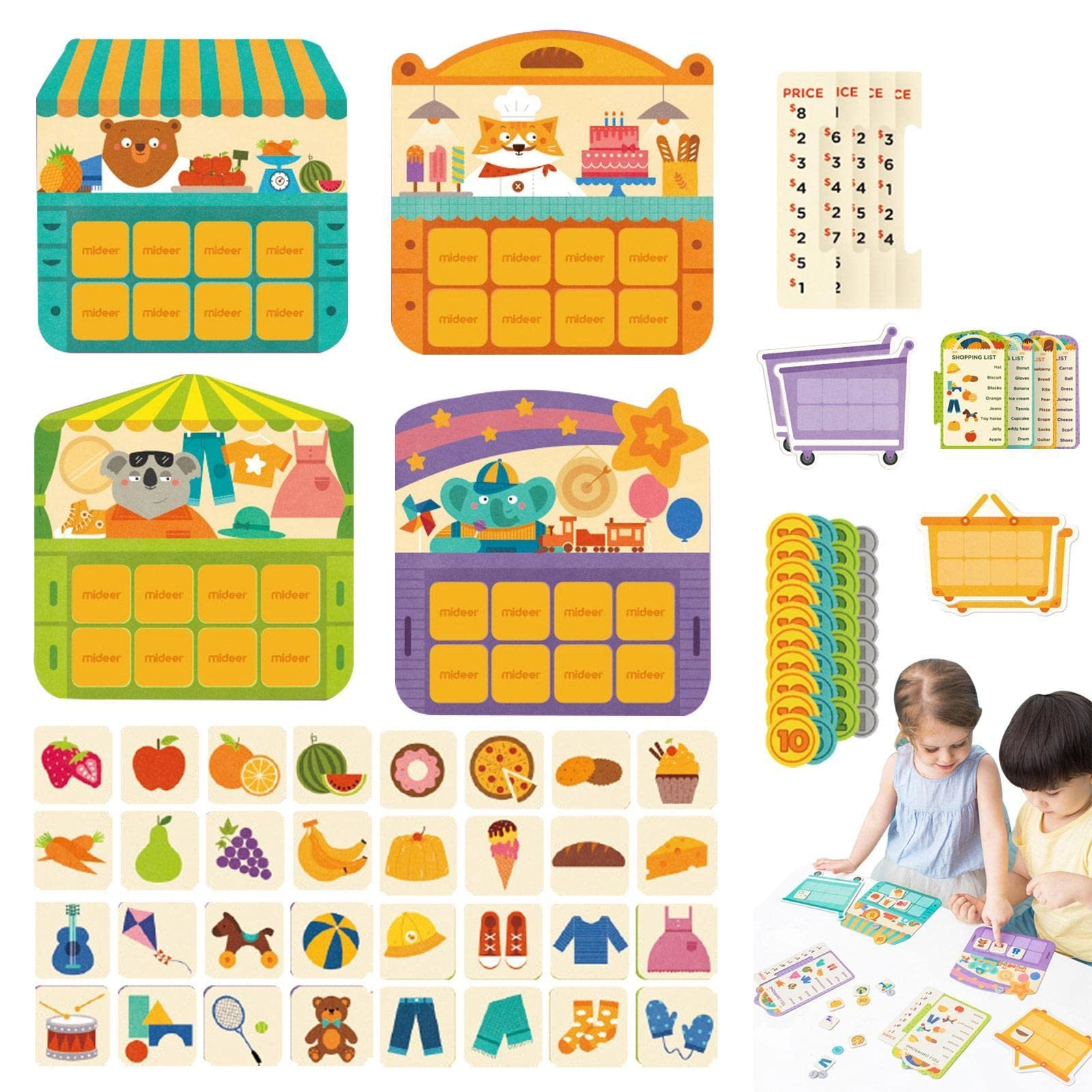 Shopping List Game - 3+ 2 pieces