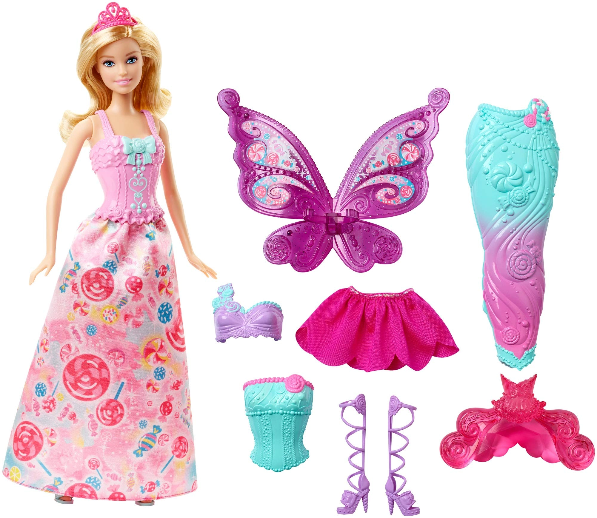 Mattel Barbie Fairytale Dress Up - Pink Ages 3+ Gift Set