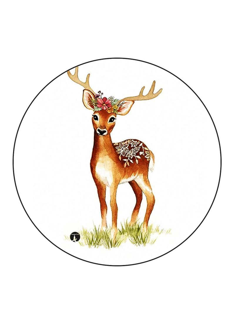 Deer Printed Mouse Pad