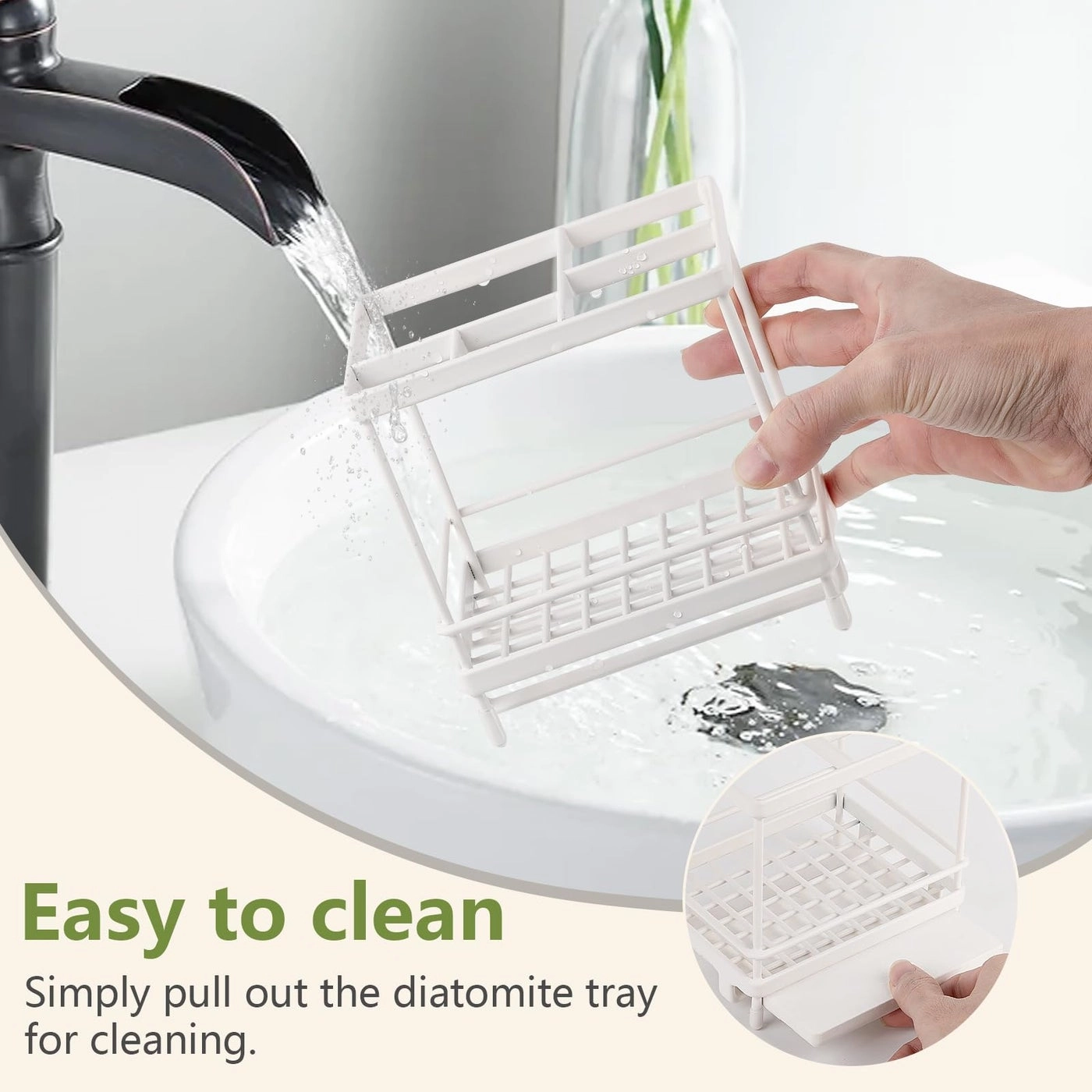 Toothbrush Holder - Countertop Shower Sink 5 Slots
