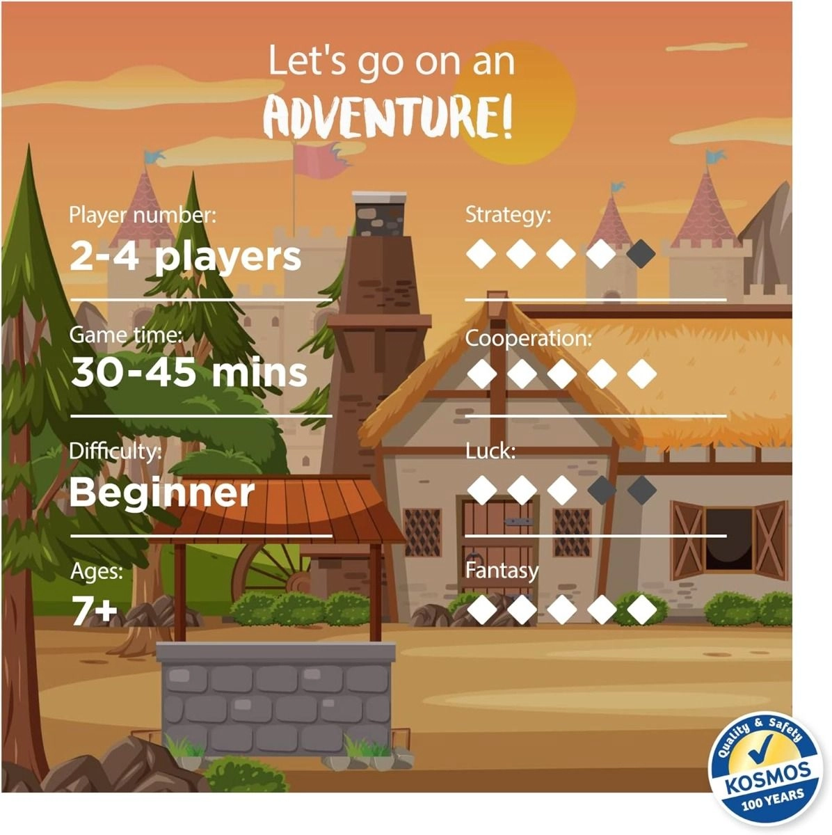 Legends of Andor: The Family Fantasy Game - 7+