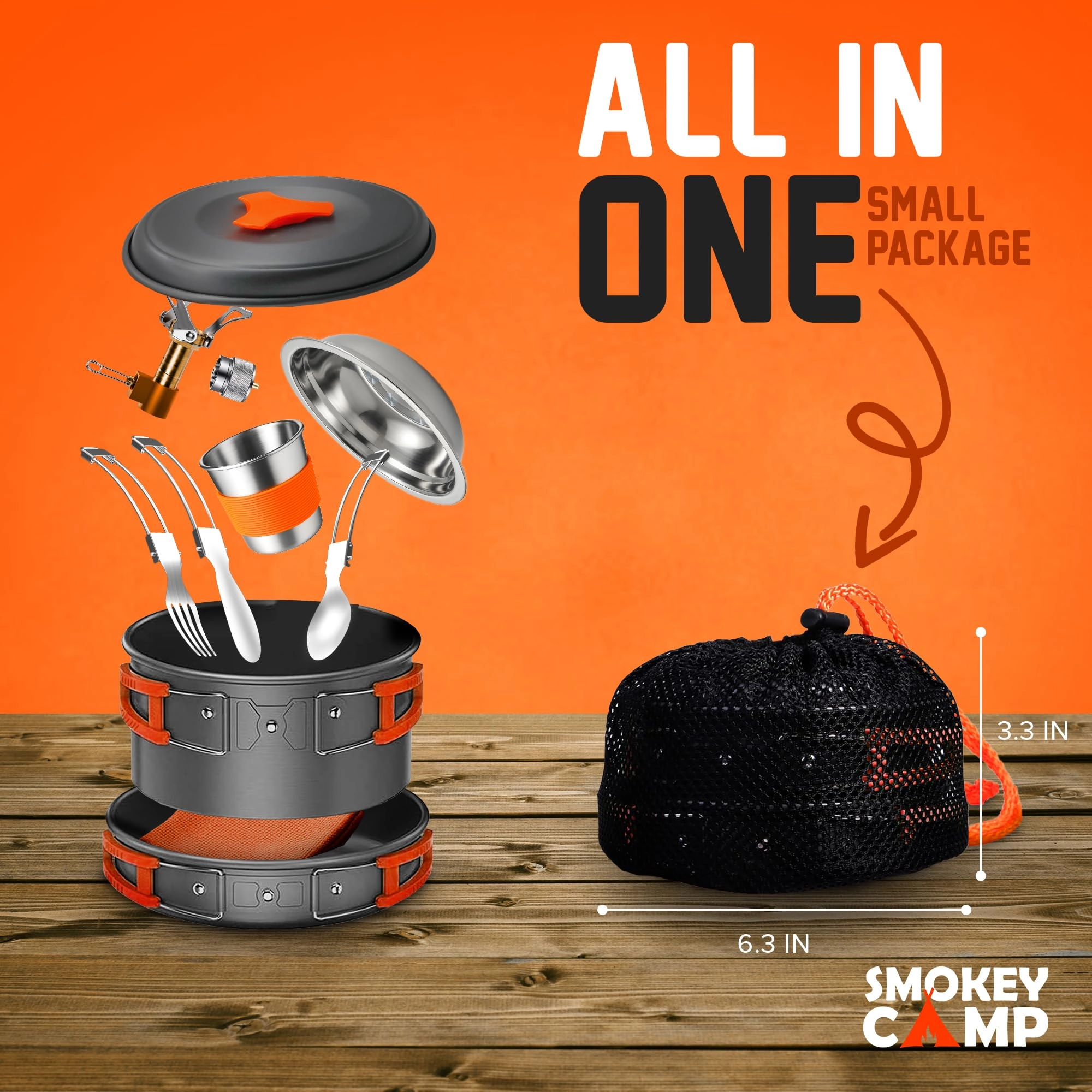 Camping Cookware Mess Kit - 11 piece(s)