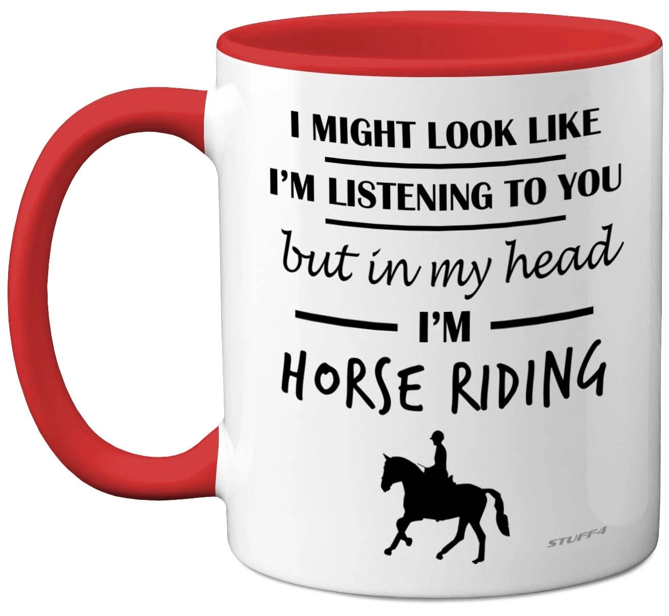 STUFF4 in My Head I'm Horse Riding Mug - 1 pcs