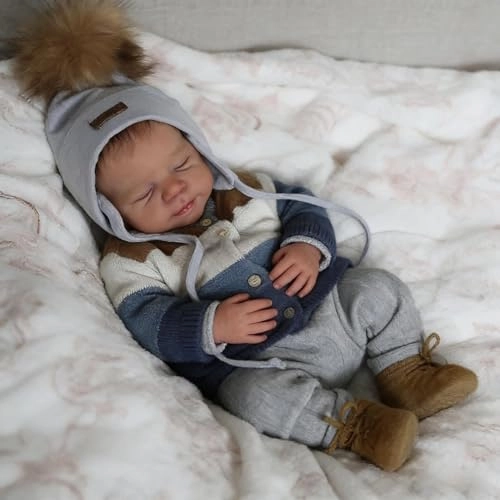 Pascale Reborn Baby Doll - 18 Inch Weighted Cloth Body Ages 3+