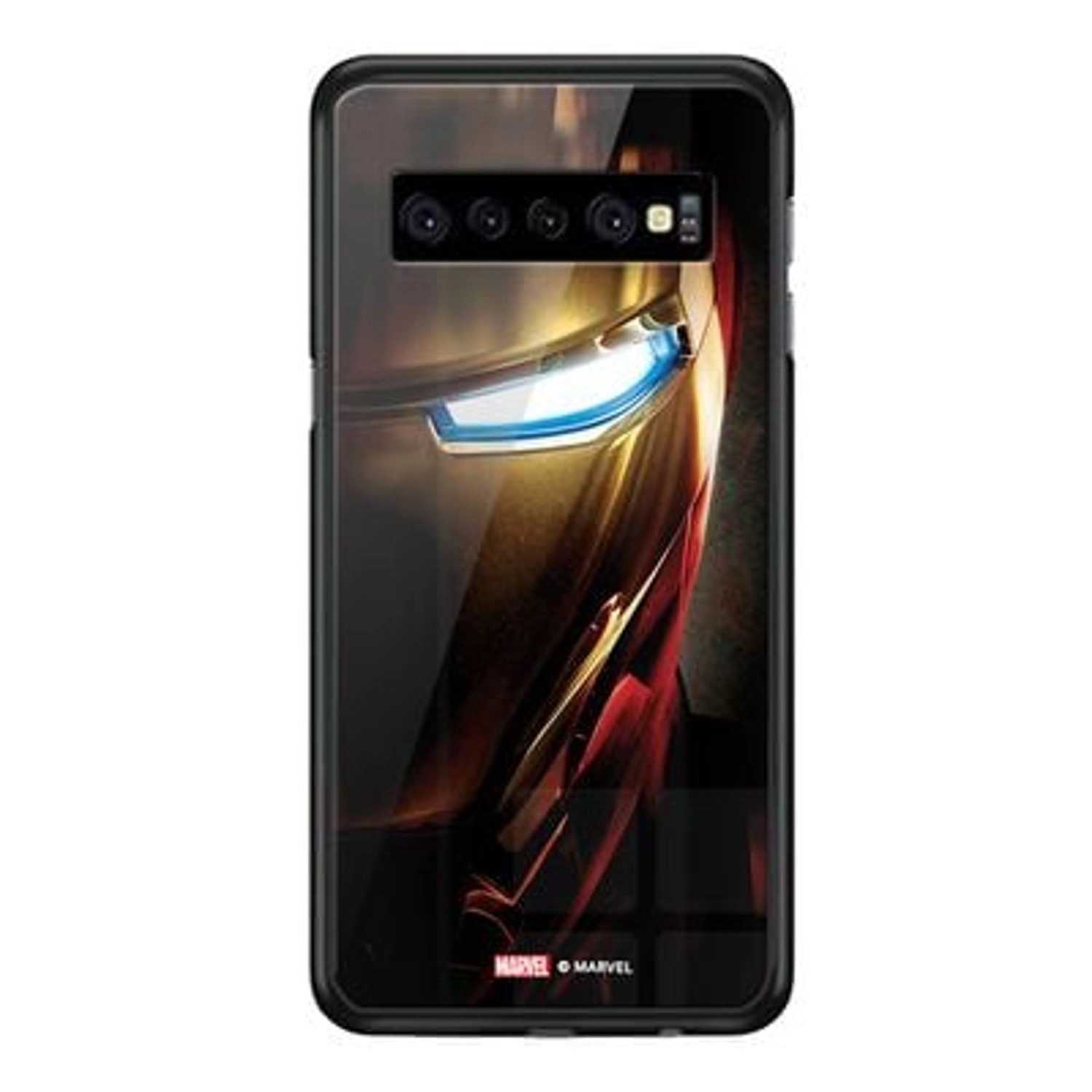 Wackylicious IronMan Half Profile Face Back Case for Galaxy S10