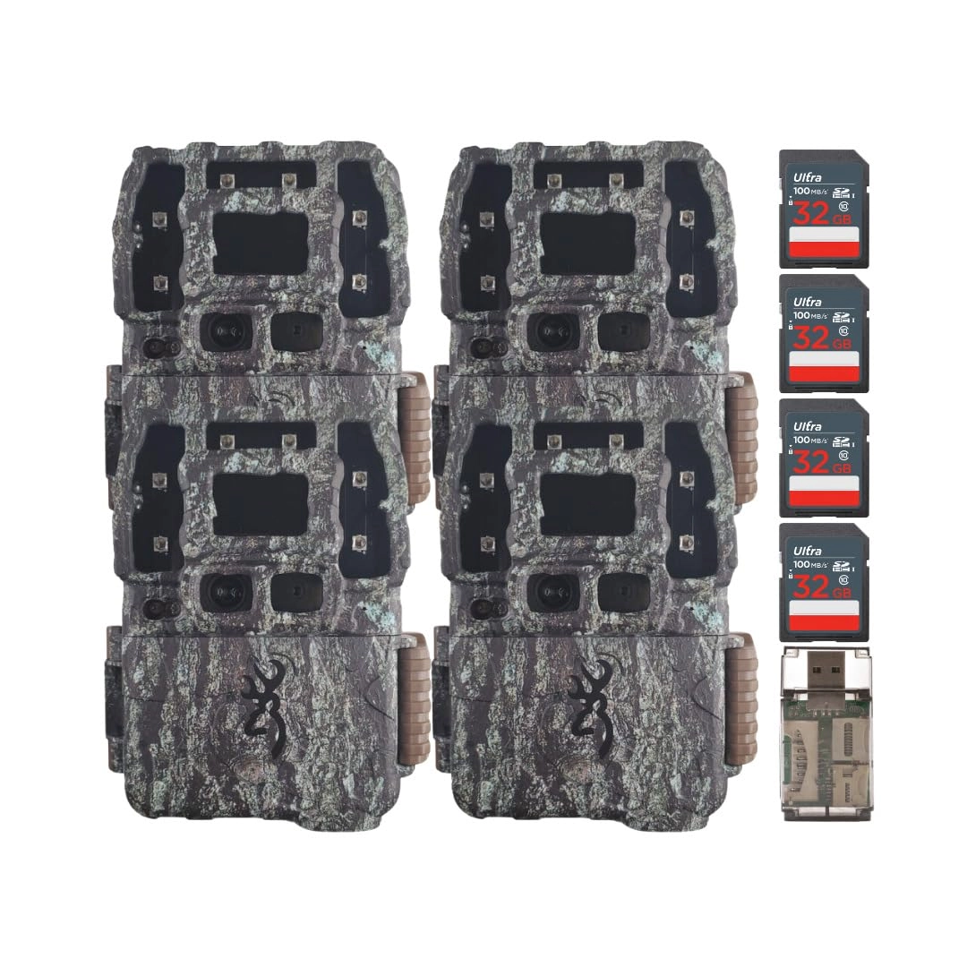 Browning Trail Cameras Strike Force Pro DCL Nano - 26MP + Ultra SDHC UHS-I Memory Card + High Speed Card Reader