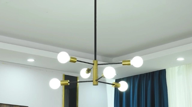 Sputnik Chandelier - 33.5in/85cm(H) 23.6in/60cm(Adjustable Height)