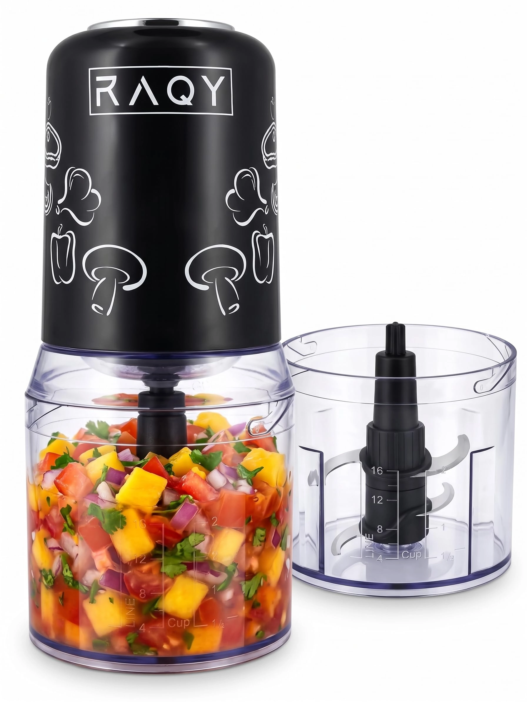 RAQY Food Chopper - 0.5 Liters 400 watts