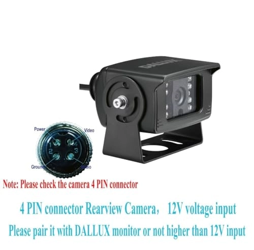 Bus Truck Vehicle Backup Camera - Night Vision 4 PIN