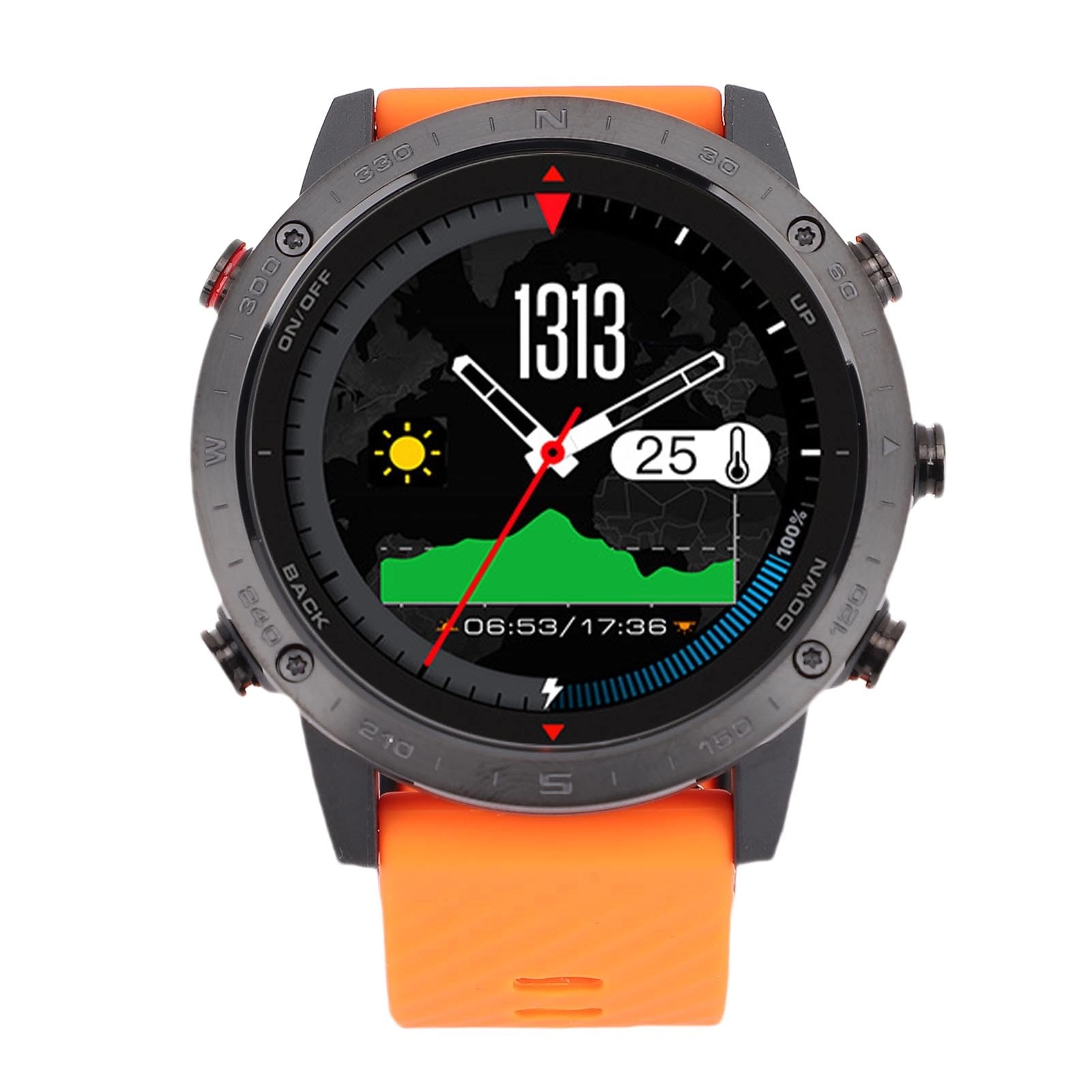 Fitness Tracker Smartwatch Ti Alloy