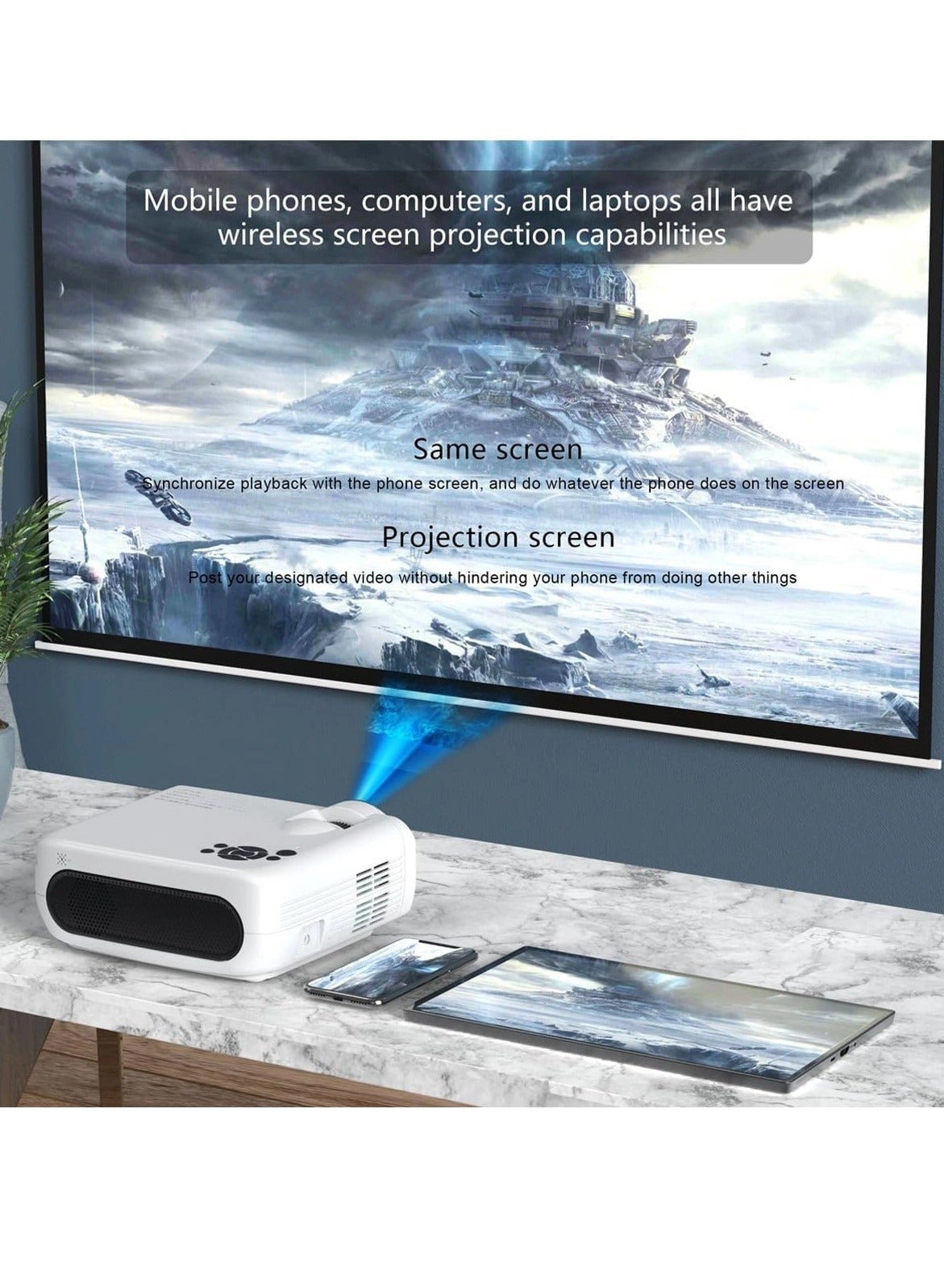 Portable Projector 1400 Lumens
