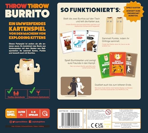 Throw Throw Burrito - German 7 years and up