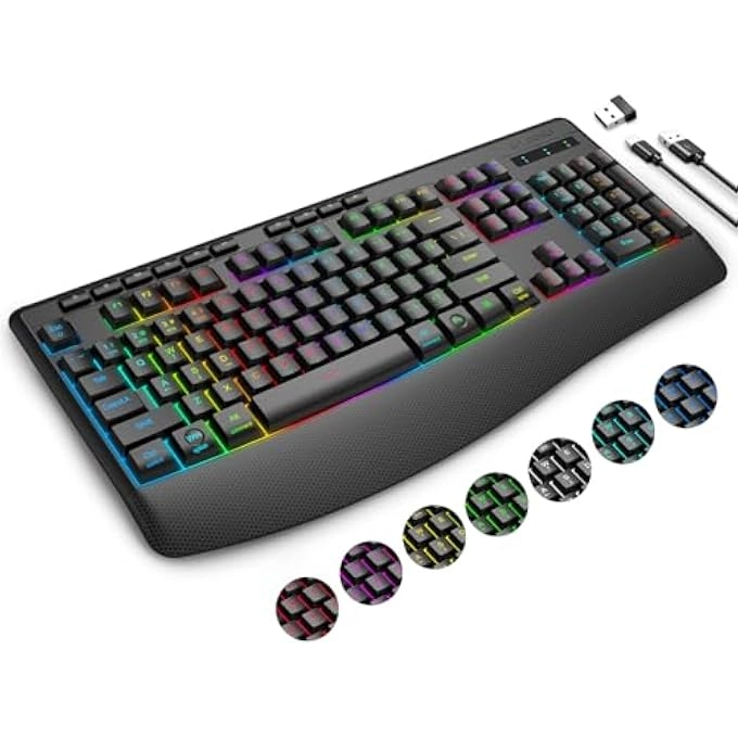 ERGONOMIC WIRELESS KEYBOARD - Wireless