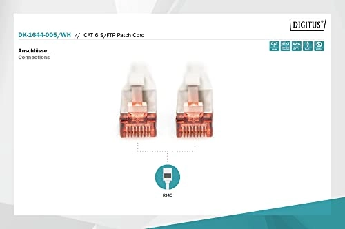 CAT 6 S-FTP patch cord - 0.5 m
