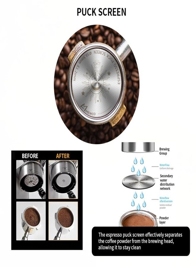 Espresso Puck Screen + Portafilter Funnel