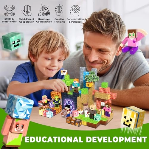 Magnetic Blocks - 6 Figures 210pcs