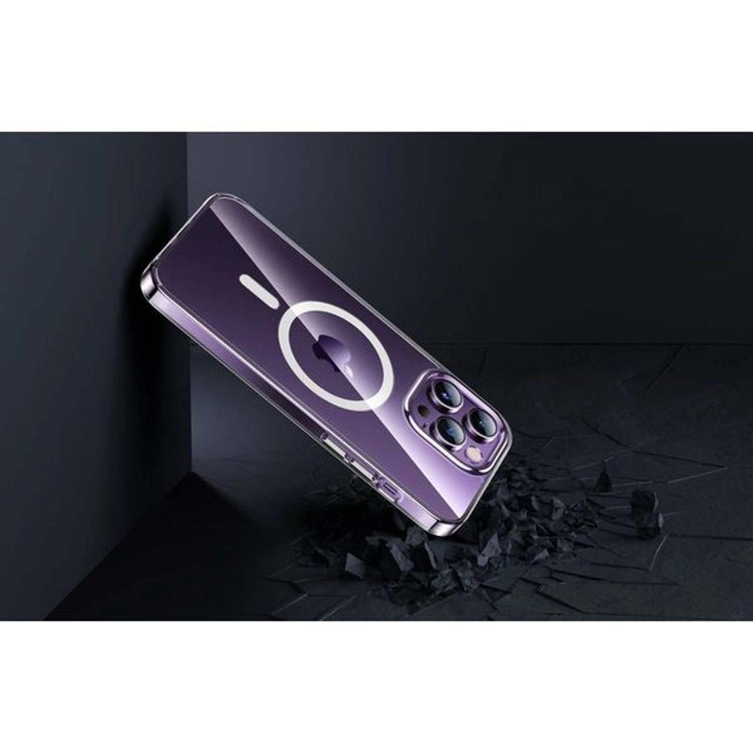 IPh15 Pro Max Clear Magnetic Phone Case for IPh15 Pro Max