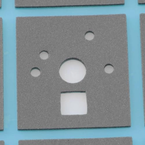 Keyboard Switch Pads - 120PCS Black High-density memory foam
