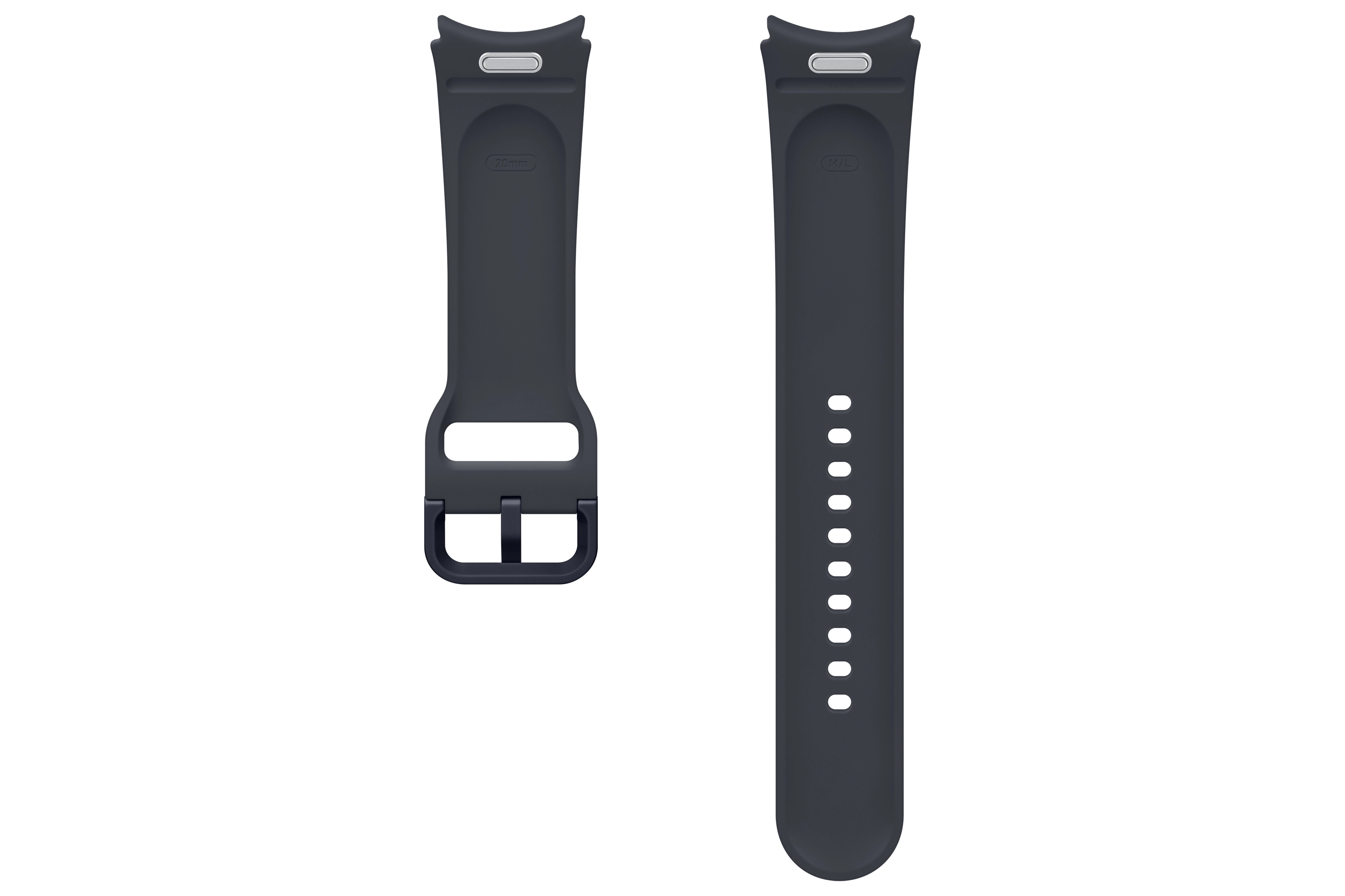 Fluoroelastomer Sport Watch Band for Samsung graphite