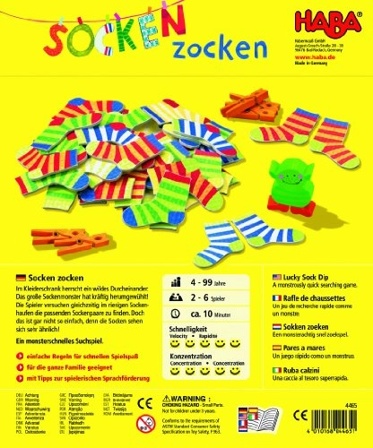 Lucky Sock Dip - German 4 years and up