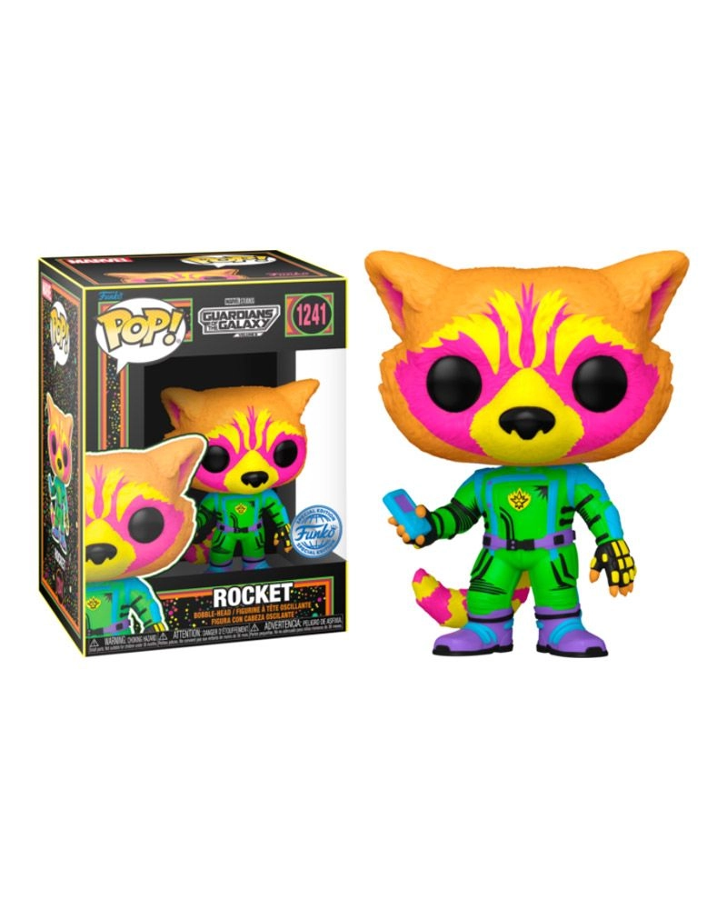 FUNKO Rocket - Guardians of the Galaxy Vol. 3 - POP! Blacklight - Vinyl Figure