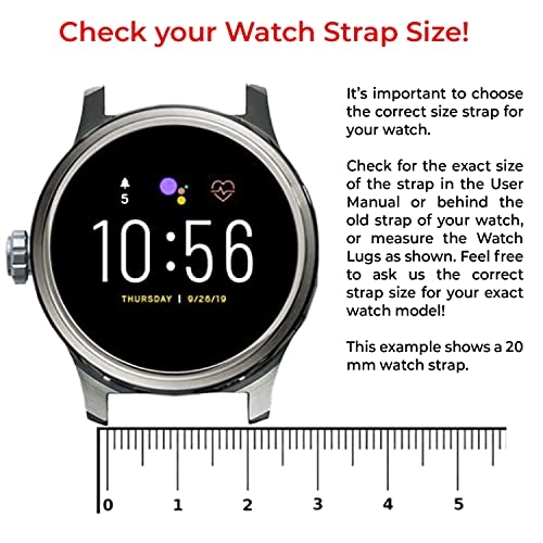 2 Pack 20mm Silicone Watch Band for Sekonda Motion