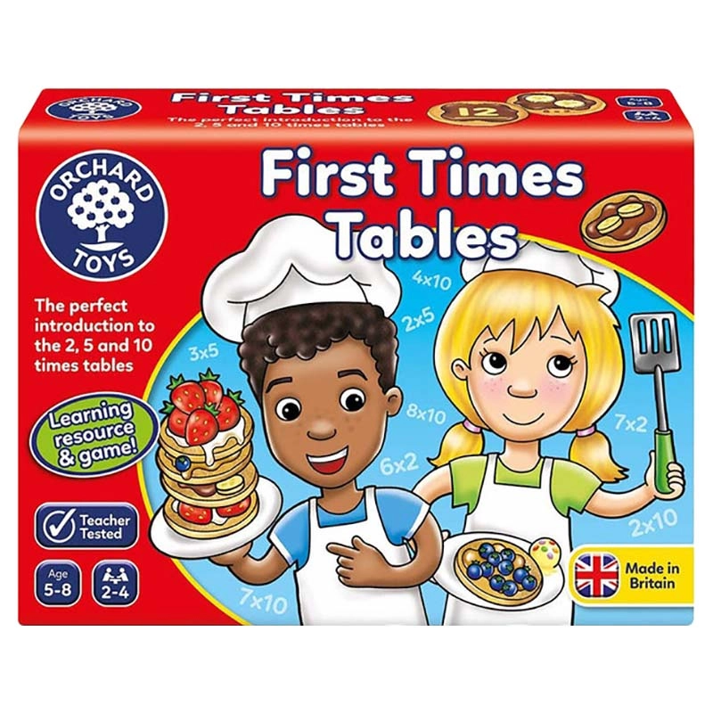 Orchard Toys First Times Tables - 5 - 8 years 40 pieces