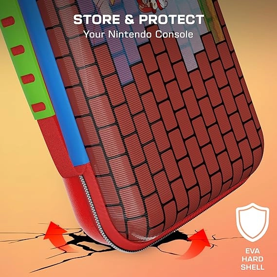 PlayTrek Switch 2 Travel Case - Mario Bricks