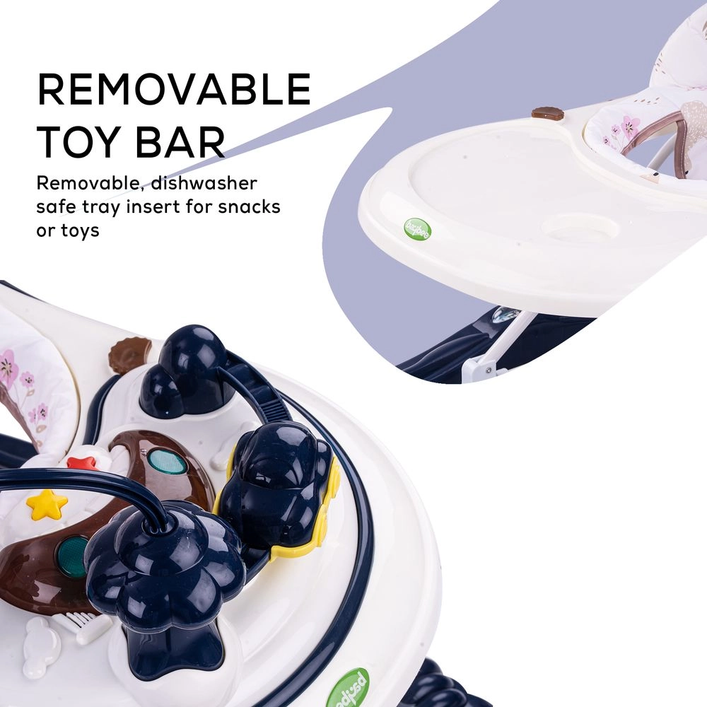 Bulba - 2-In-1 Baby Walker Dark Blue