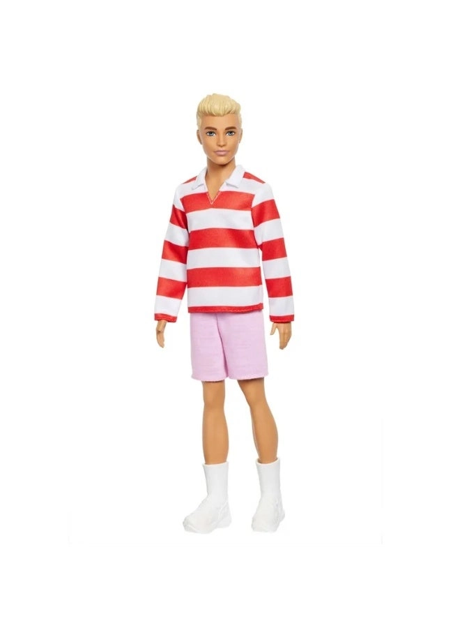 Barbie Fashionistas - Red & Whitre Stripe