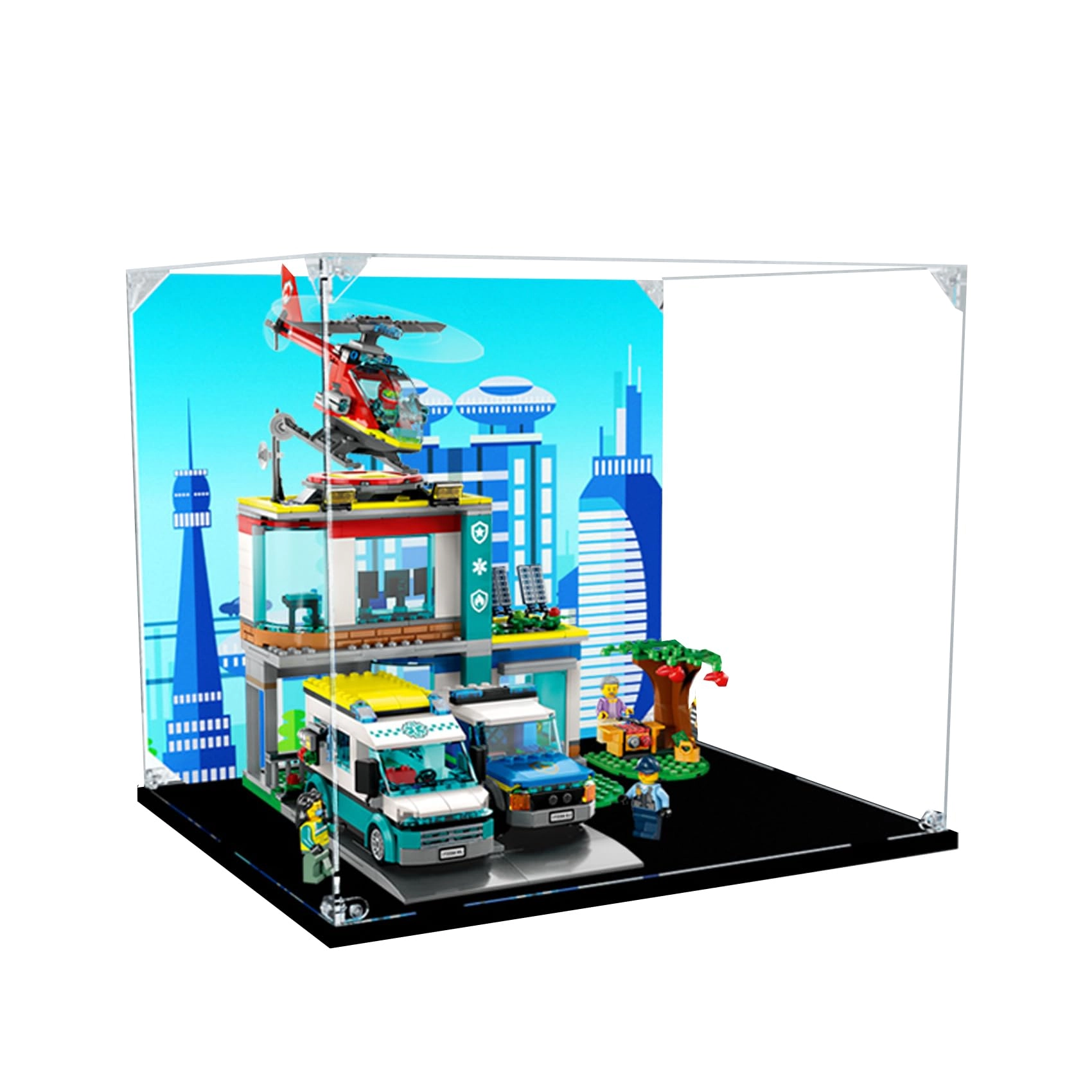HALFS City Display Case (BD60371) - Acrylic 30 x 25 x 30 cm